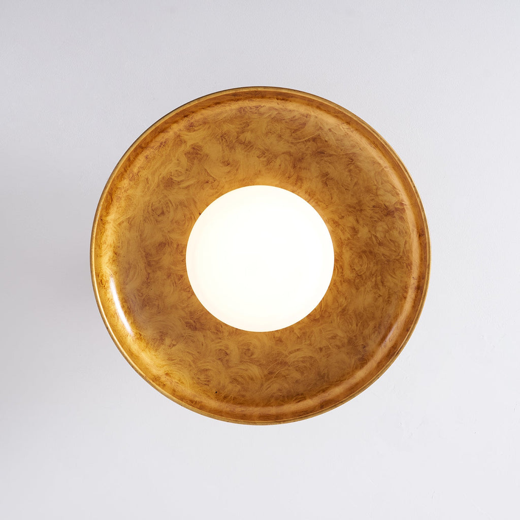 Lampada da soffitto a pannello piatto stile coperchio di pentola