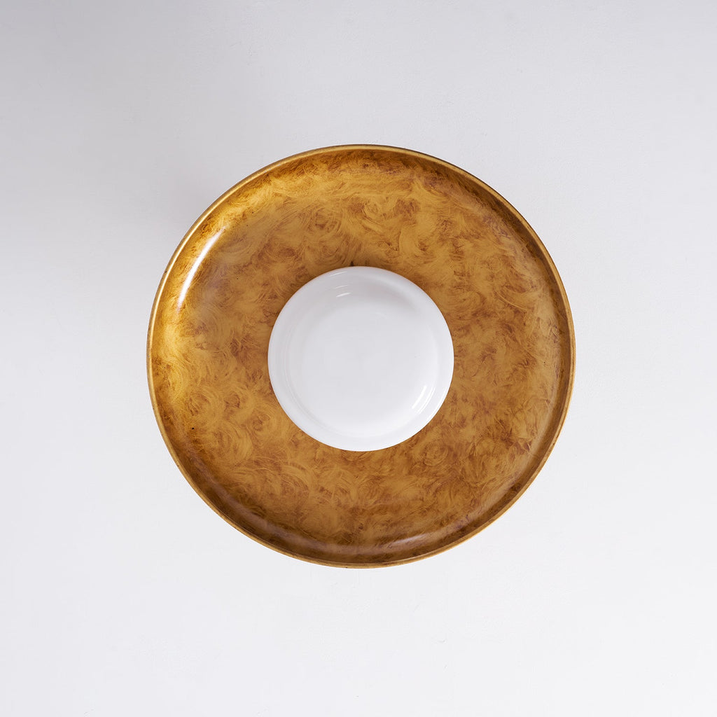 Lampada da soffitto a pannello piatto stile coperchio di pentola