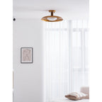 Lampada da soffitto a pannello piatto stile coperchio di pentola