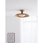 Lampada da soffitto a pannello piatto stile coperchio di pentola