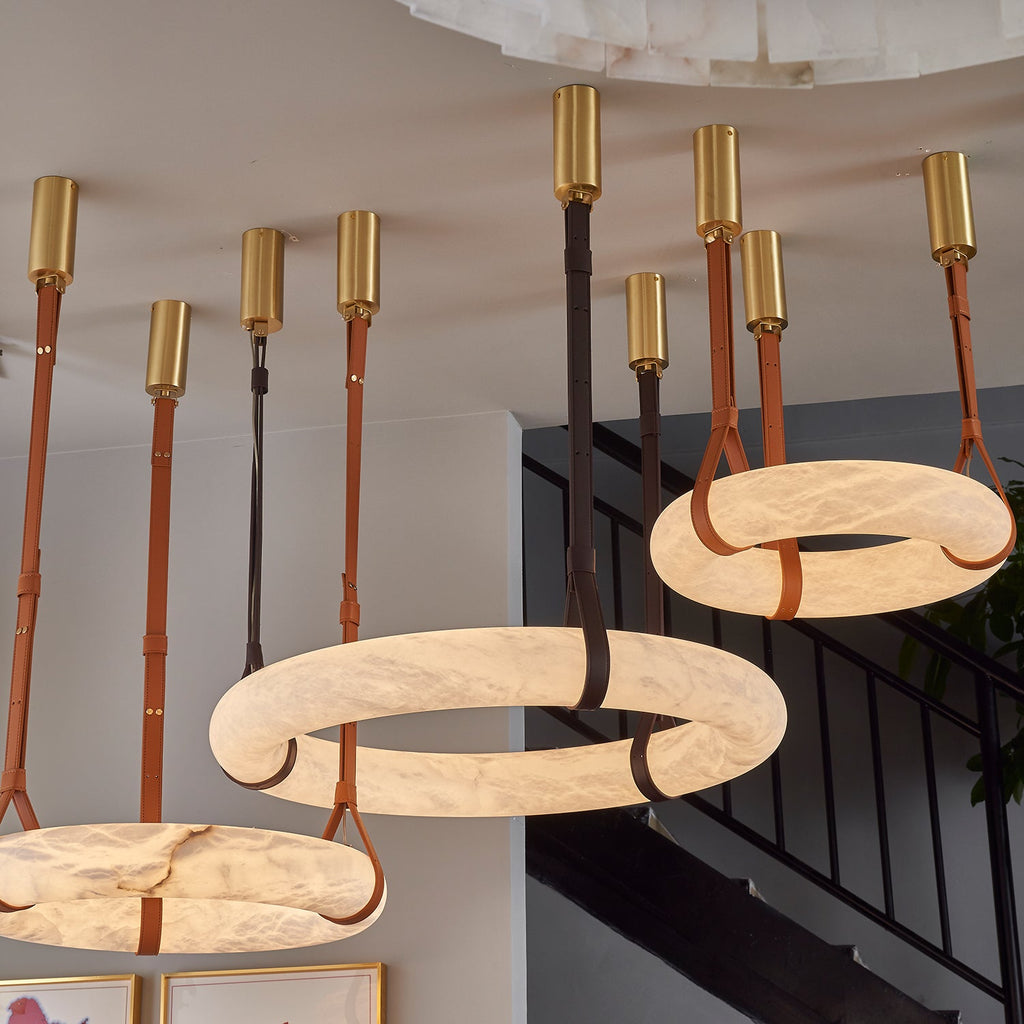 Lampada a sospensione Oslo Alabaster A