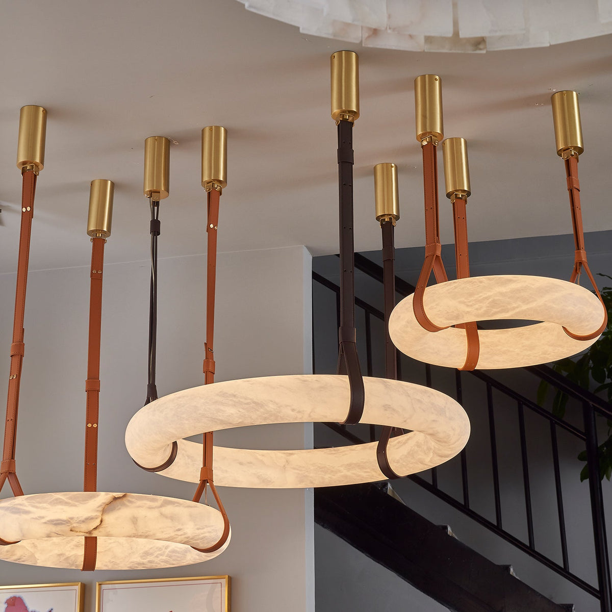 Lampada a sospensione Oslo Alabaster A