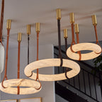 Lampada a sospensione Oslo Alabaster A