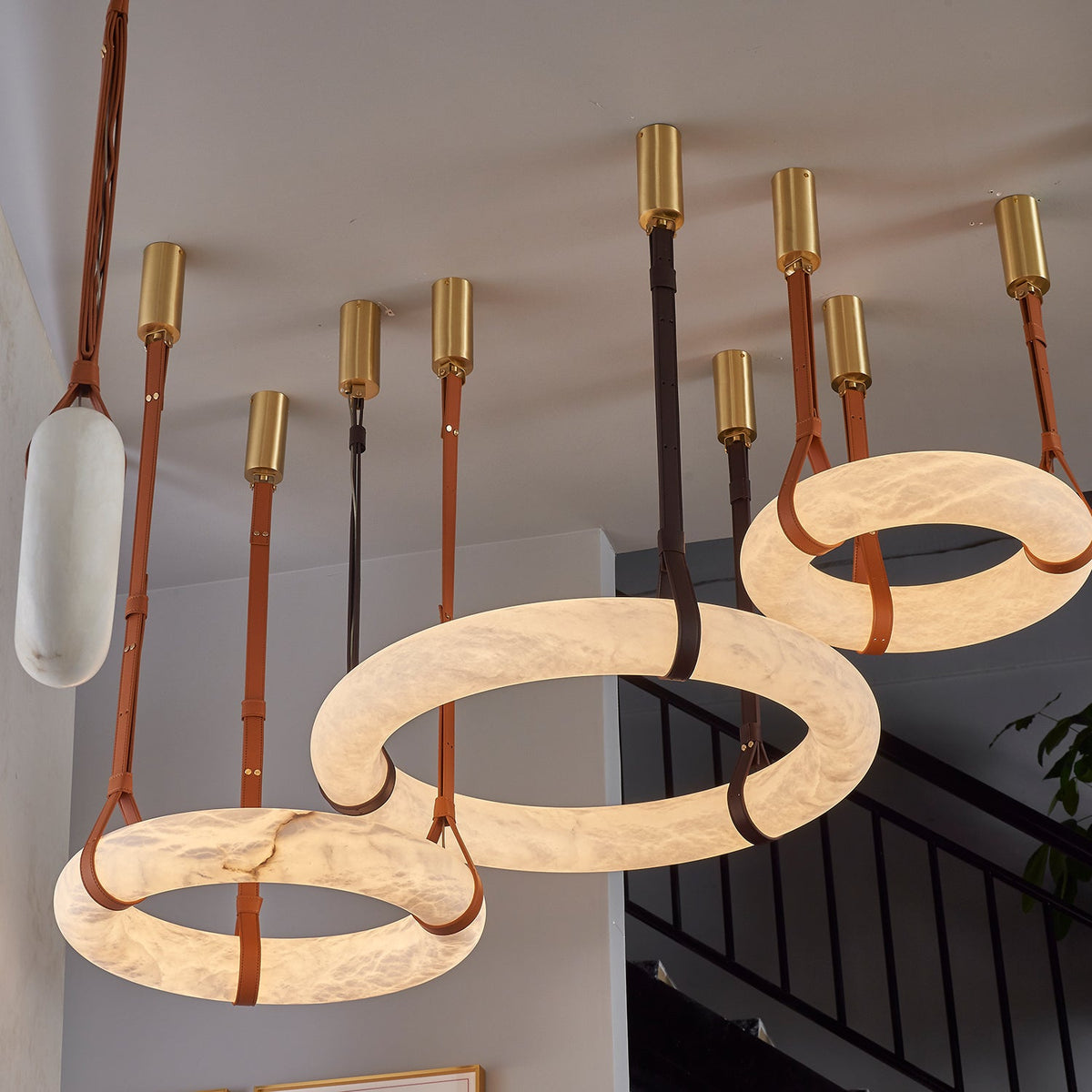 Lampada a sospensione Oslo Alabaster A