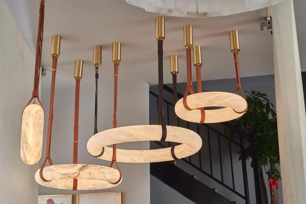 Lampada a sospensione Oslo Alabaster A