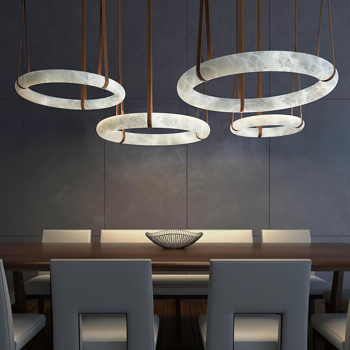 Lampada a sospensione Oslo Alabaster A