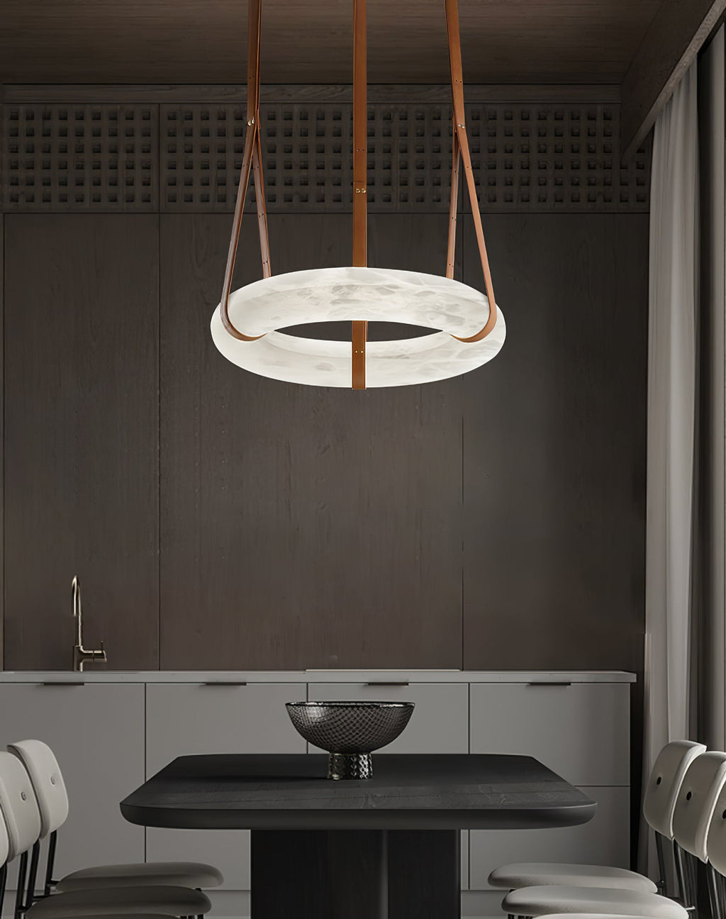 Lampada a sospensione Oslo Alabaster A