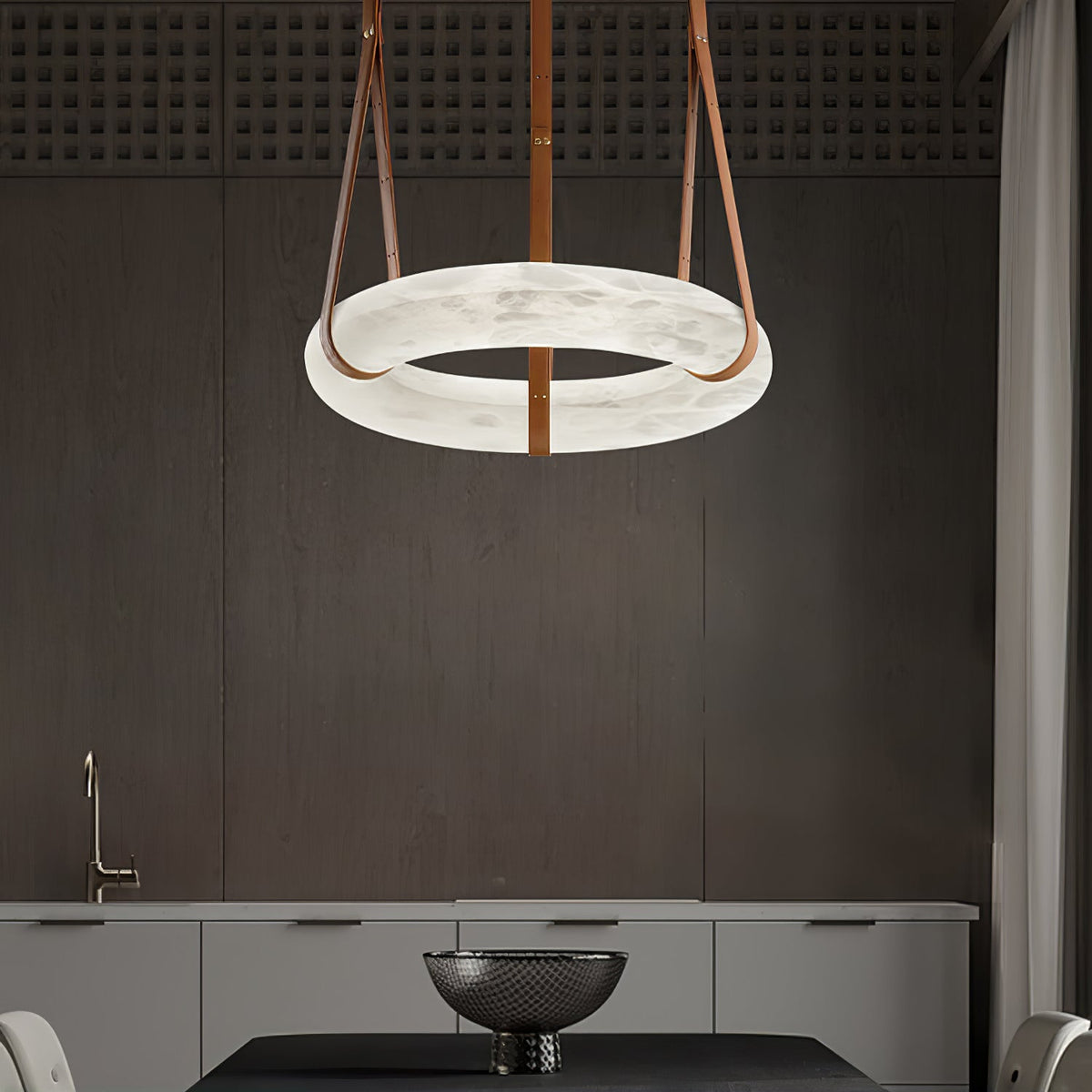 Lampada a sospensione Oslo Alabaster A