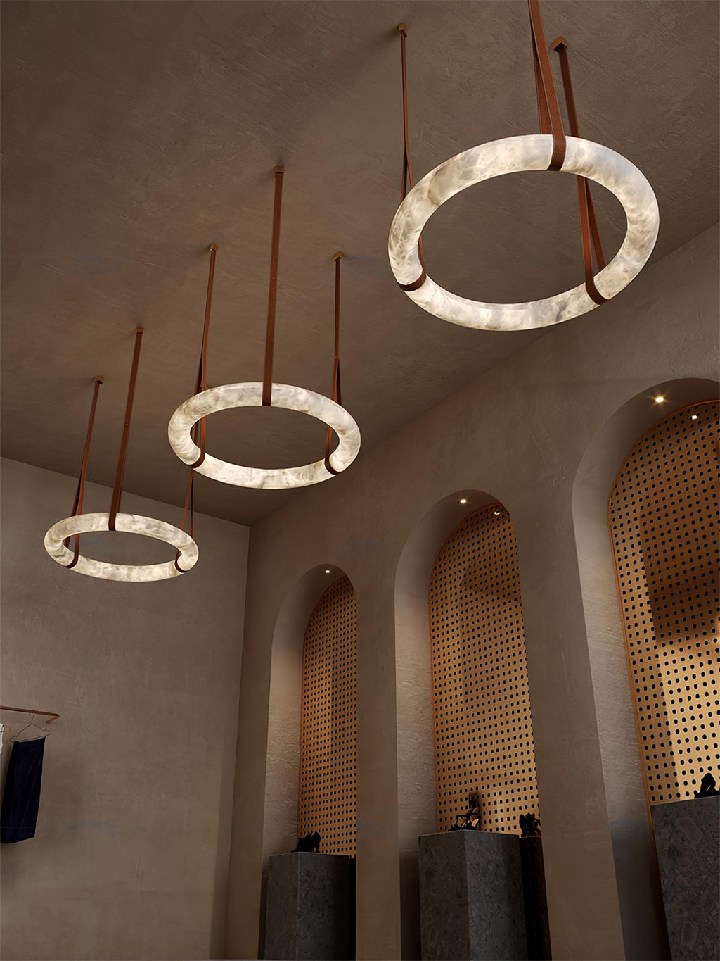 Lampada a sospensione Oslo Alabaster A