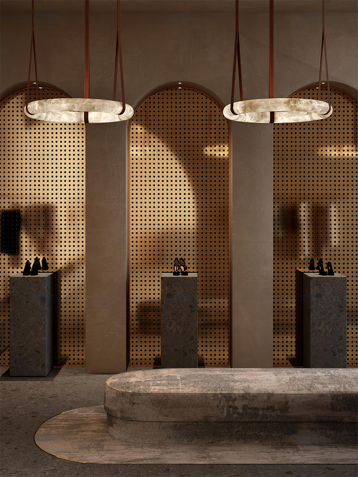 Lampada a sospensione Oslo Alabaster A