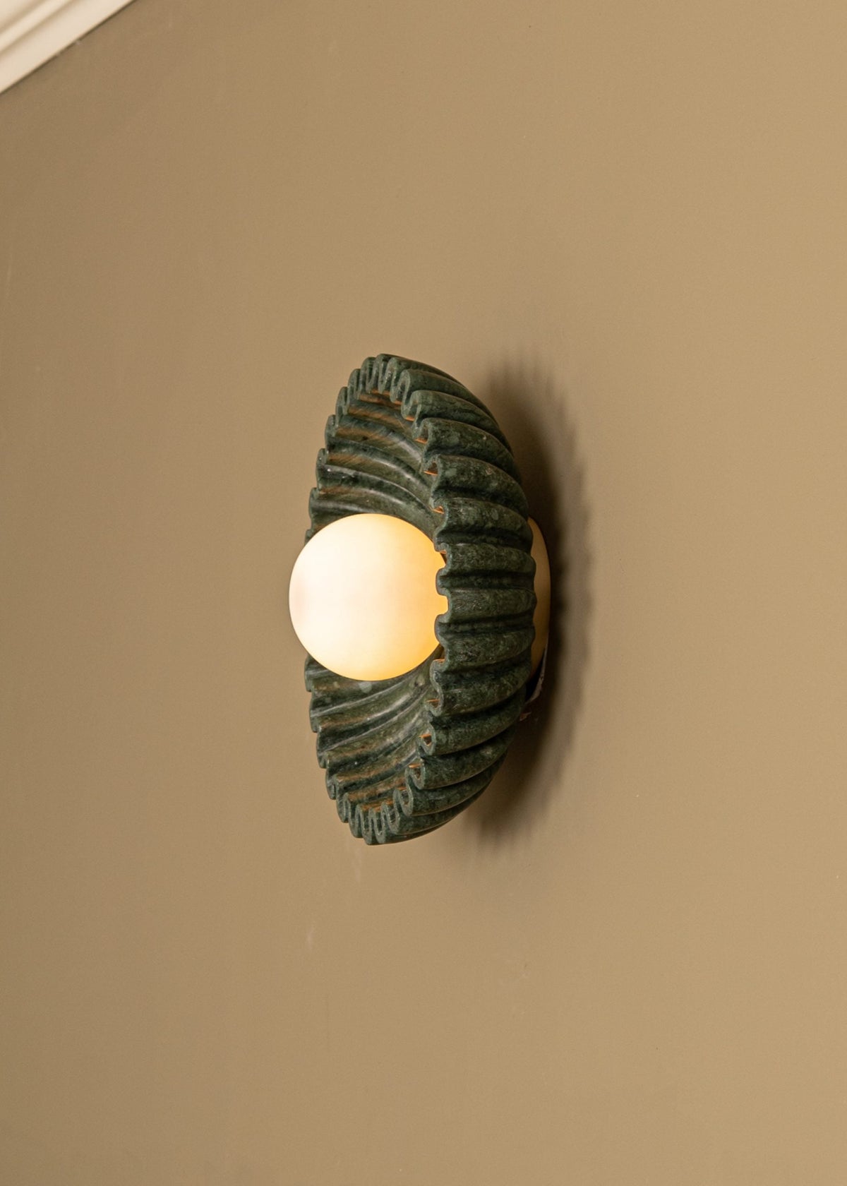 Lampada da Parete in Marmo Ostro