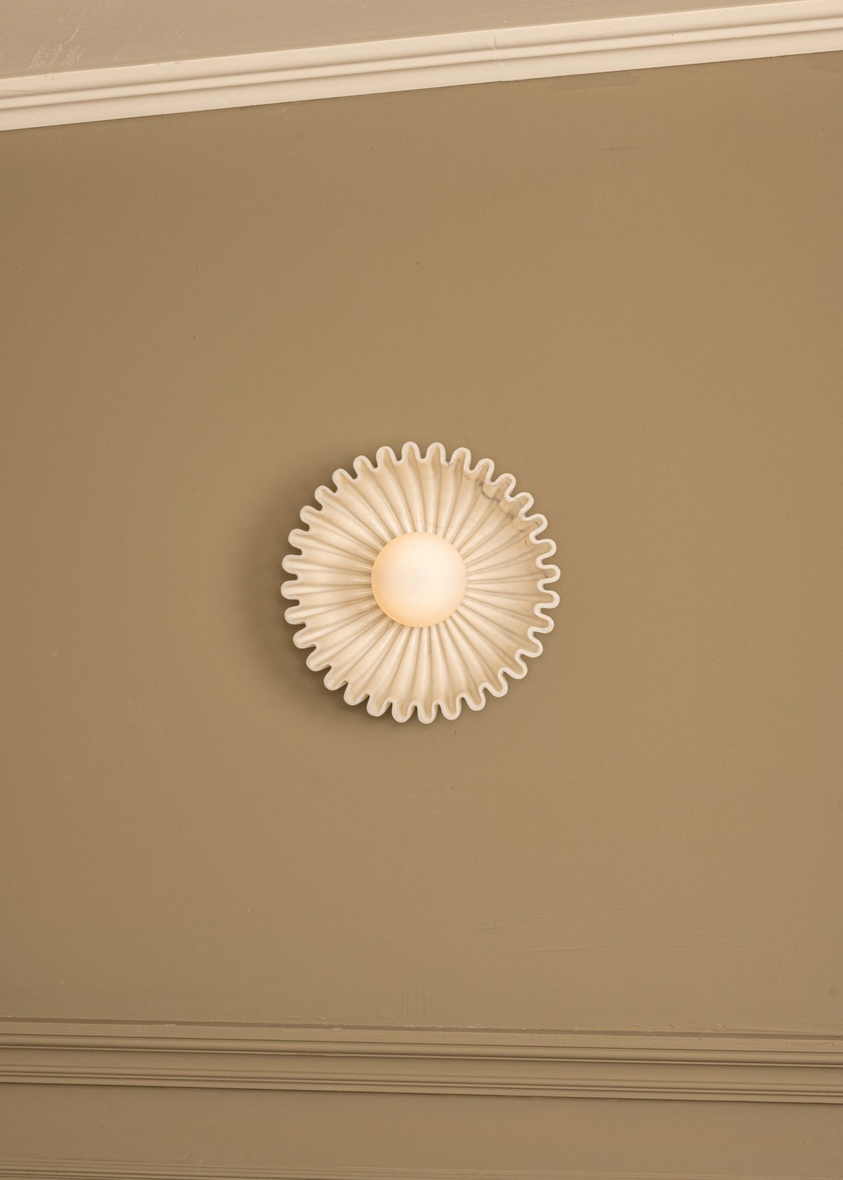 Lampada da Parete in Marmo Ostro