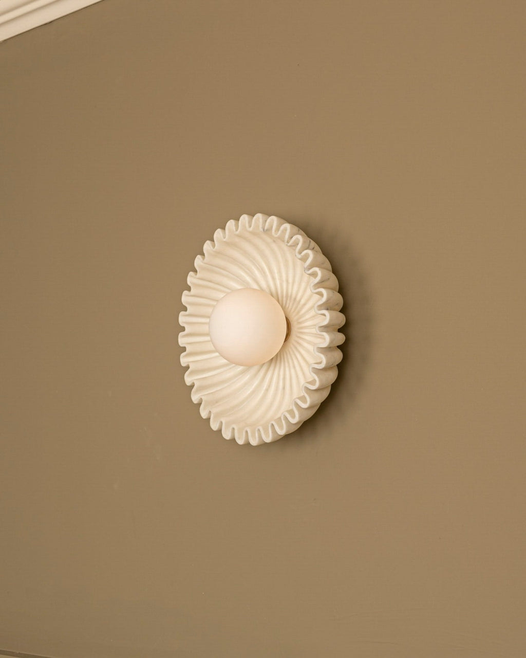 Lampada da Parete in Marmo Ostro