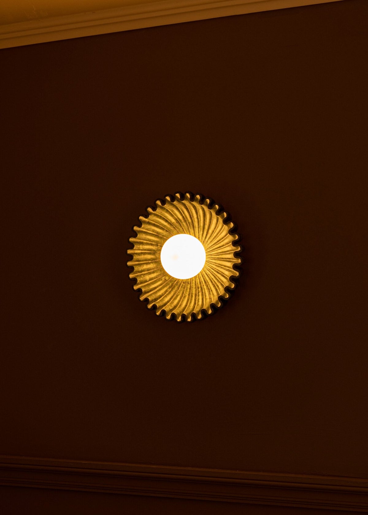 Lampada da Parete in Marmo Ostro