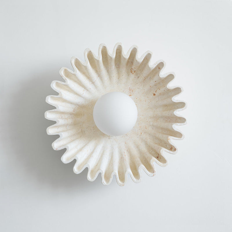 Lampada da Parete in Marmo Ostro