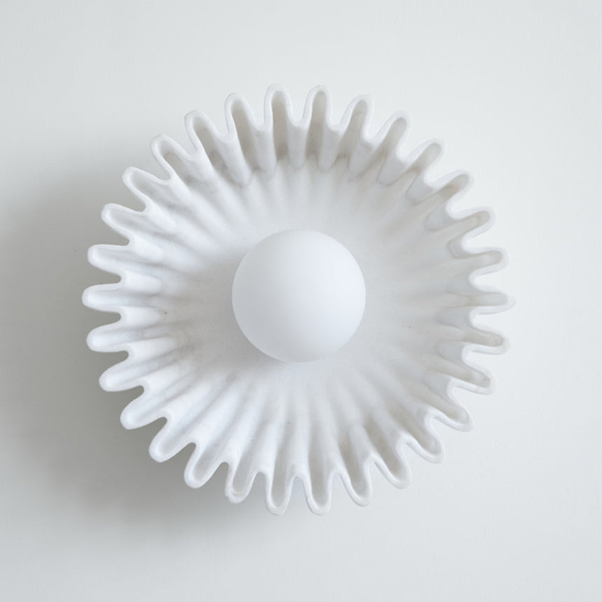 Lampada da Parete in Marmo Ostro