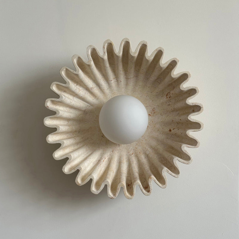 Lampada da Parete in Marmo Ostro