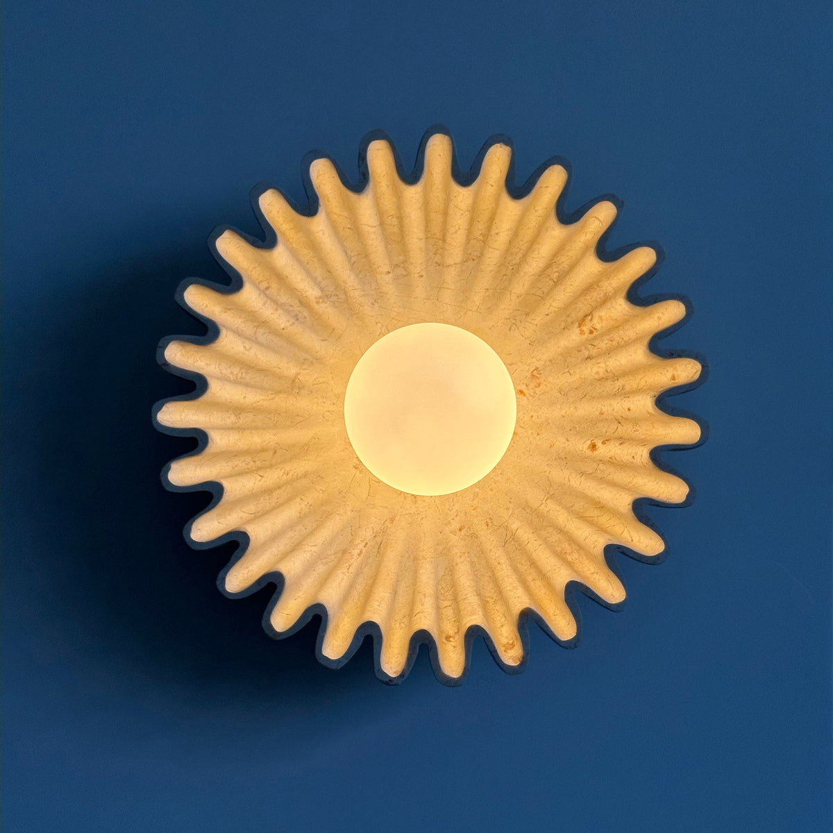 Lampada da Parete in Marmo Ostro