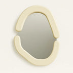 Specchio con Cornice in Legno Ovale