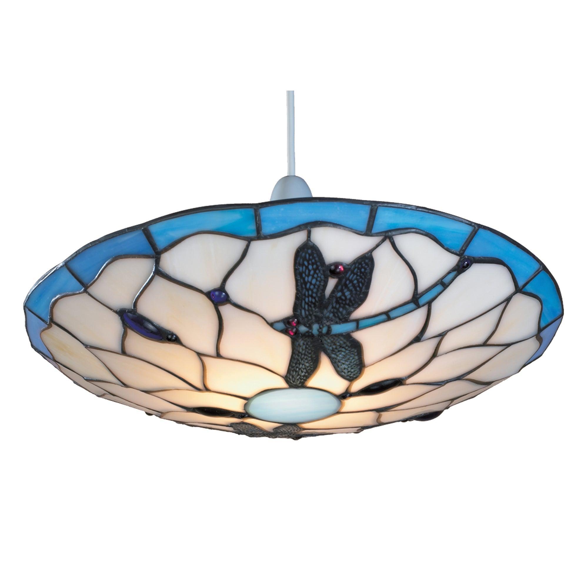 Lampada da soffitto Tiffany Easy Fit Libellula Blu (Copia)