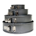 Set di 4 Stampo a Molla Krumble – Stampo Rotondo di 12, 18, 24 e 26 cm