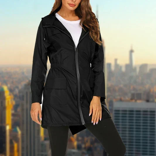 Giacca Impermeabile da Donna – Giacca Elegante e Impermeabile per Tempo Piovoso