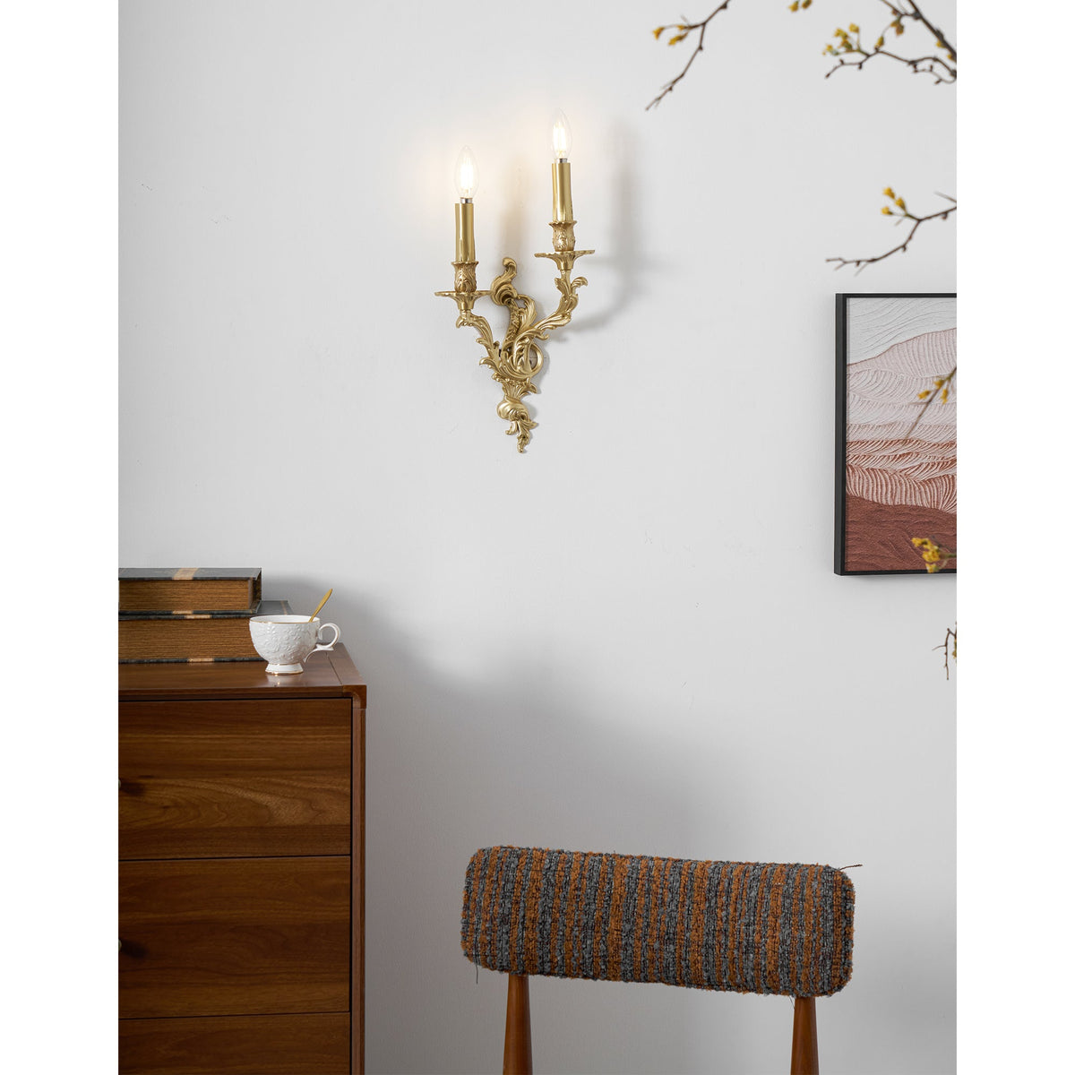 Applique da Parete in Ottone