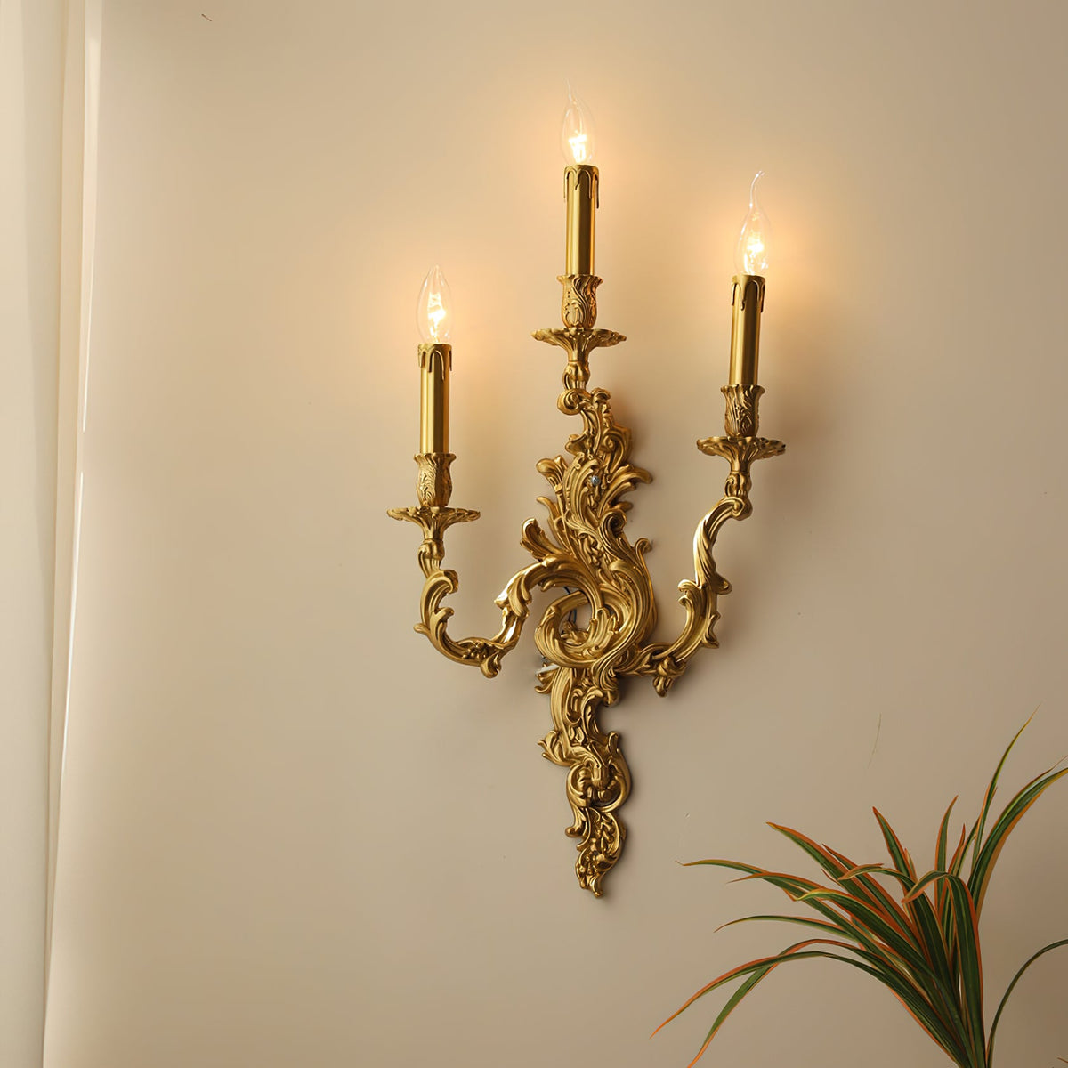 Applique da Parete in Ottone