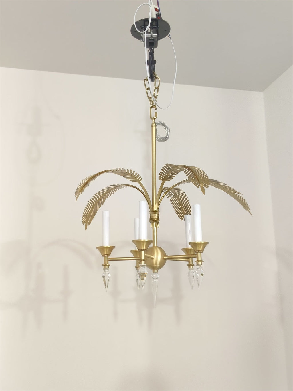 Lampadario a Foglia di Palma