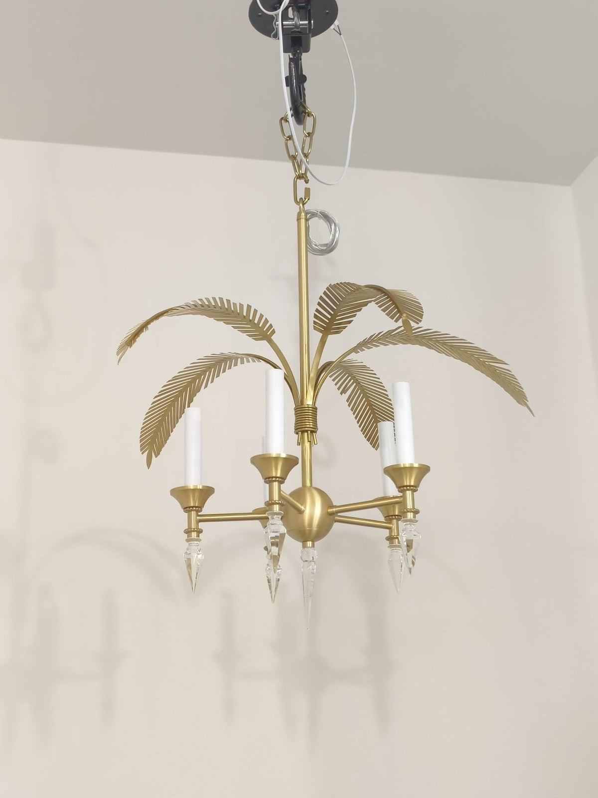 Lampadario a Foglia di Palma