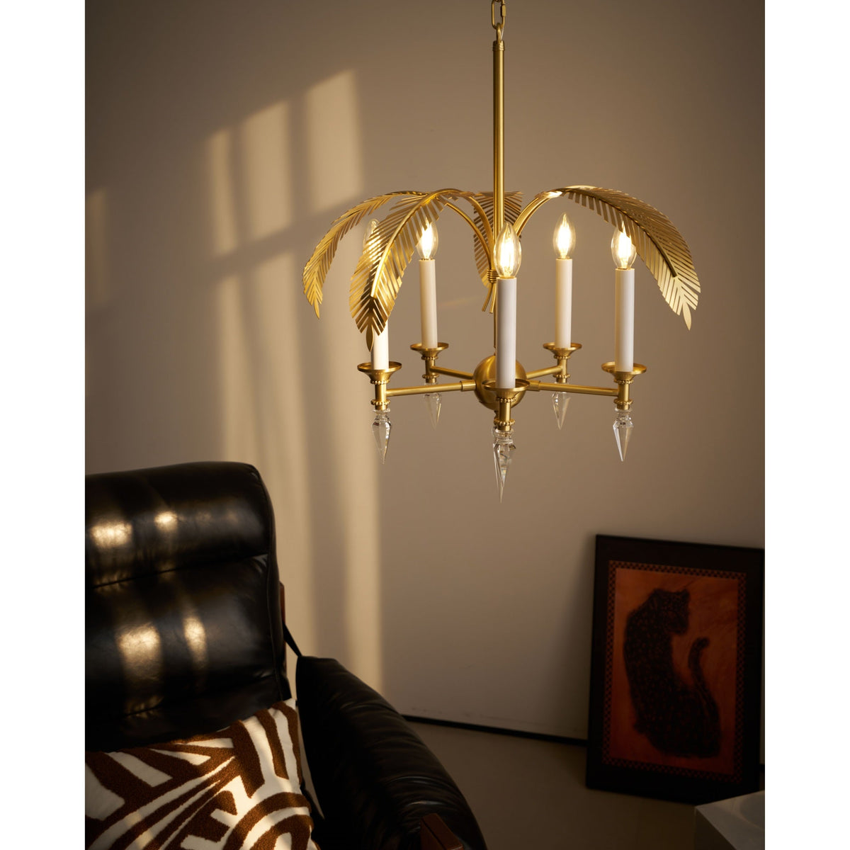 Lampadario a Foglia di Palma