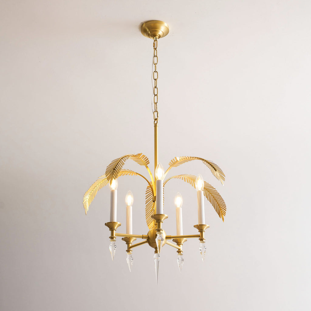 Lampadario a Foglia di Palma