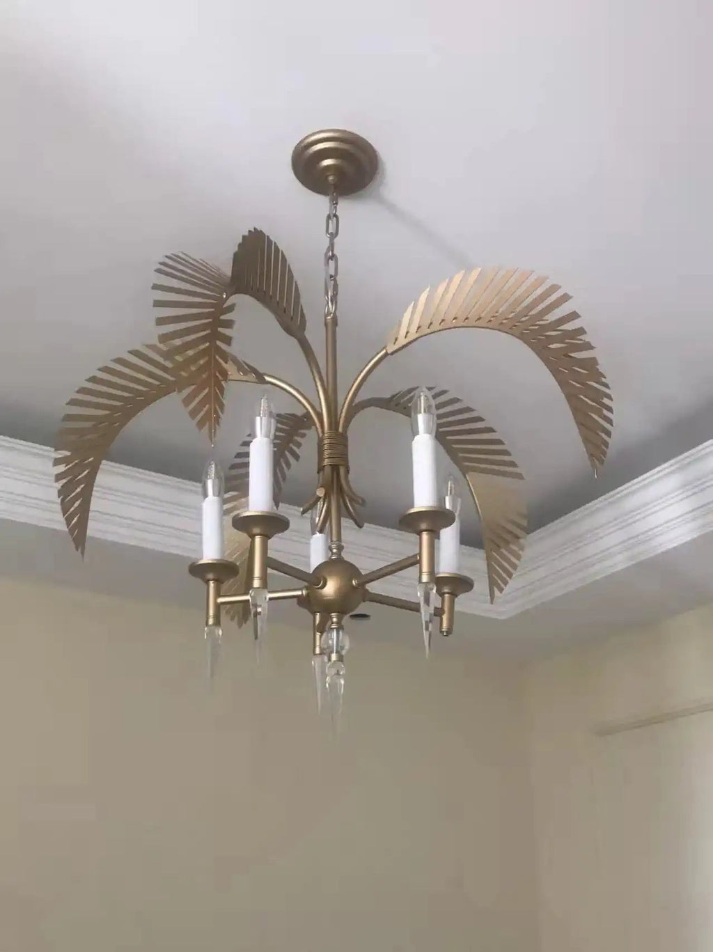 Lampadario a Foglia di Palma