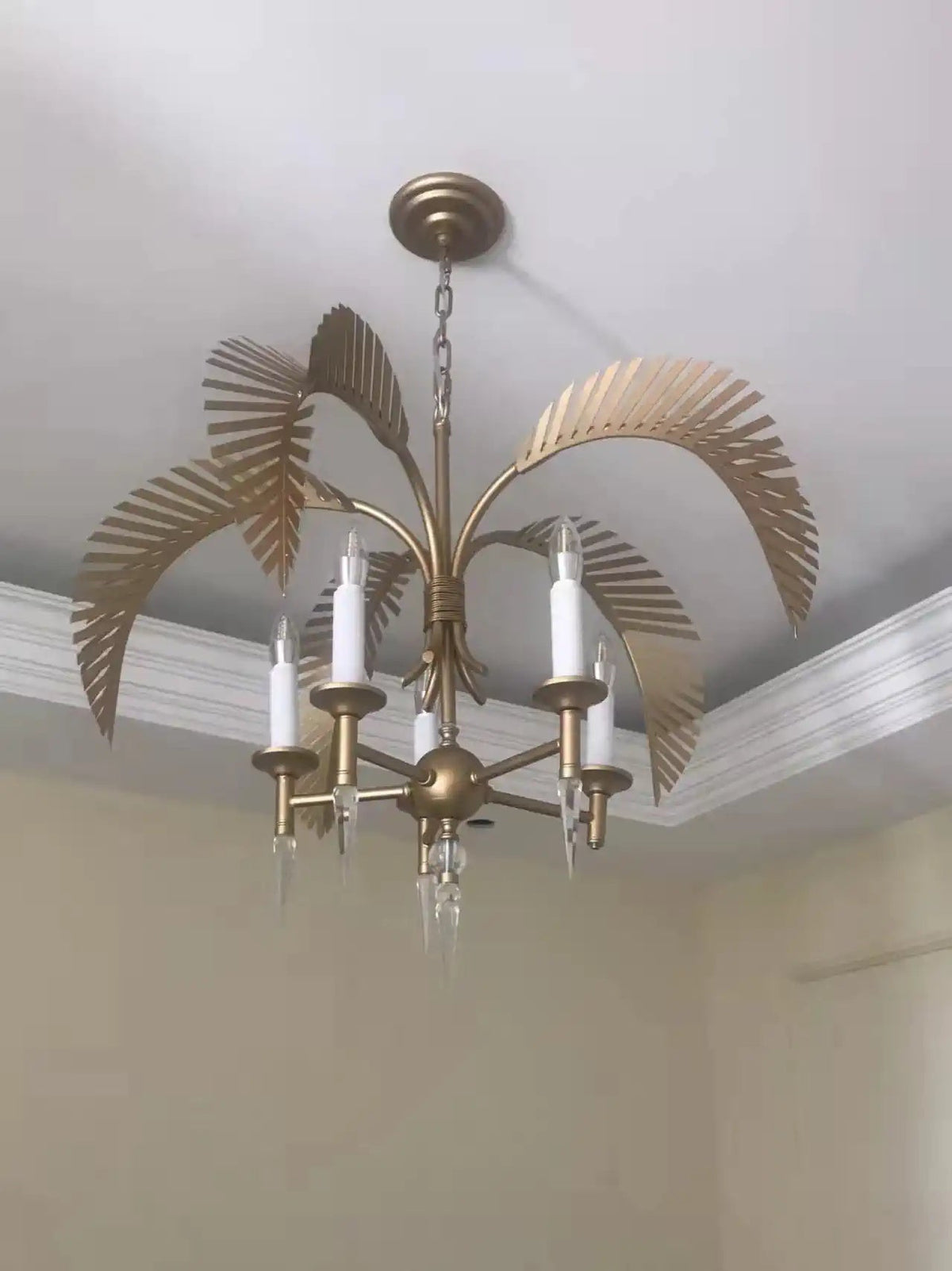 Lampadario a Foglia di Palma