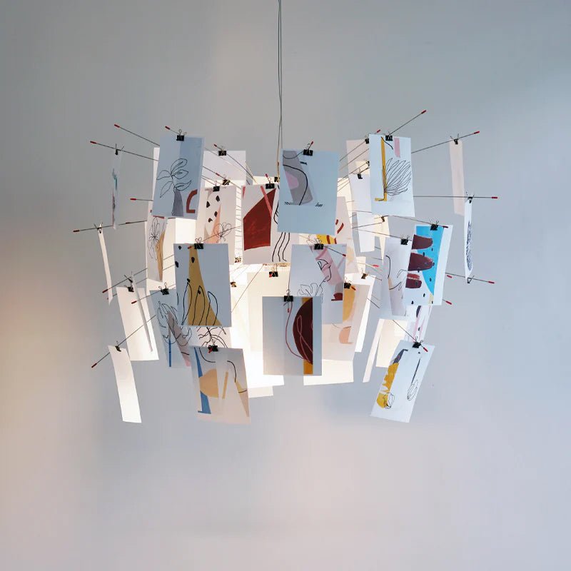 Lampadario di Carta