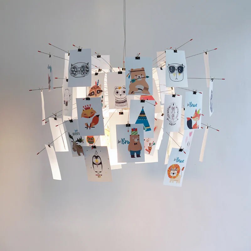 Lampadario di Carta