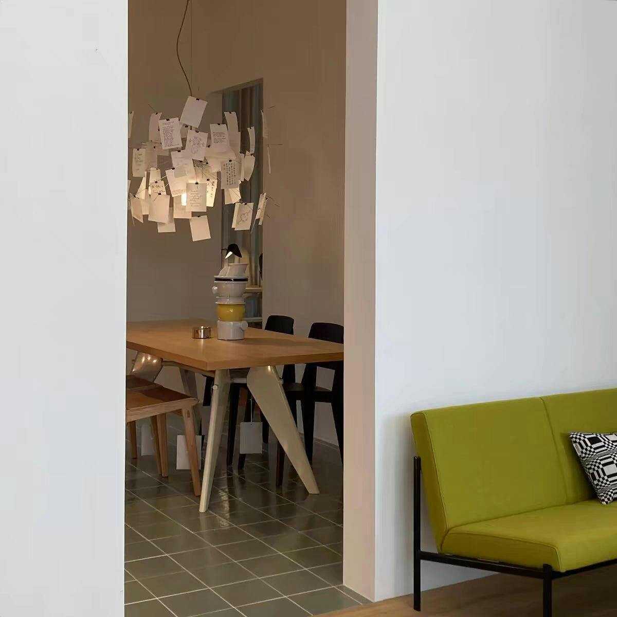 Lampadario di Carta