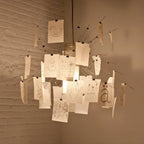 Lampadario di Carta