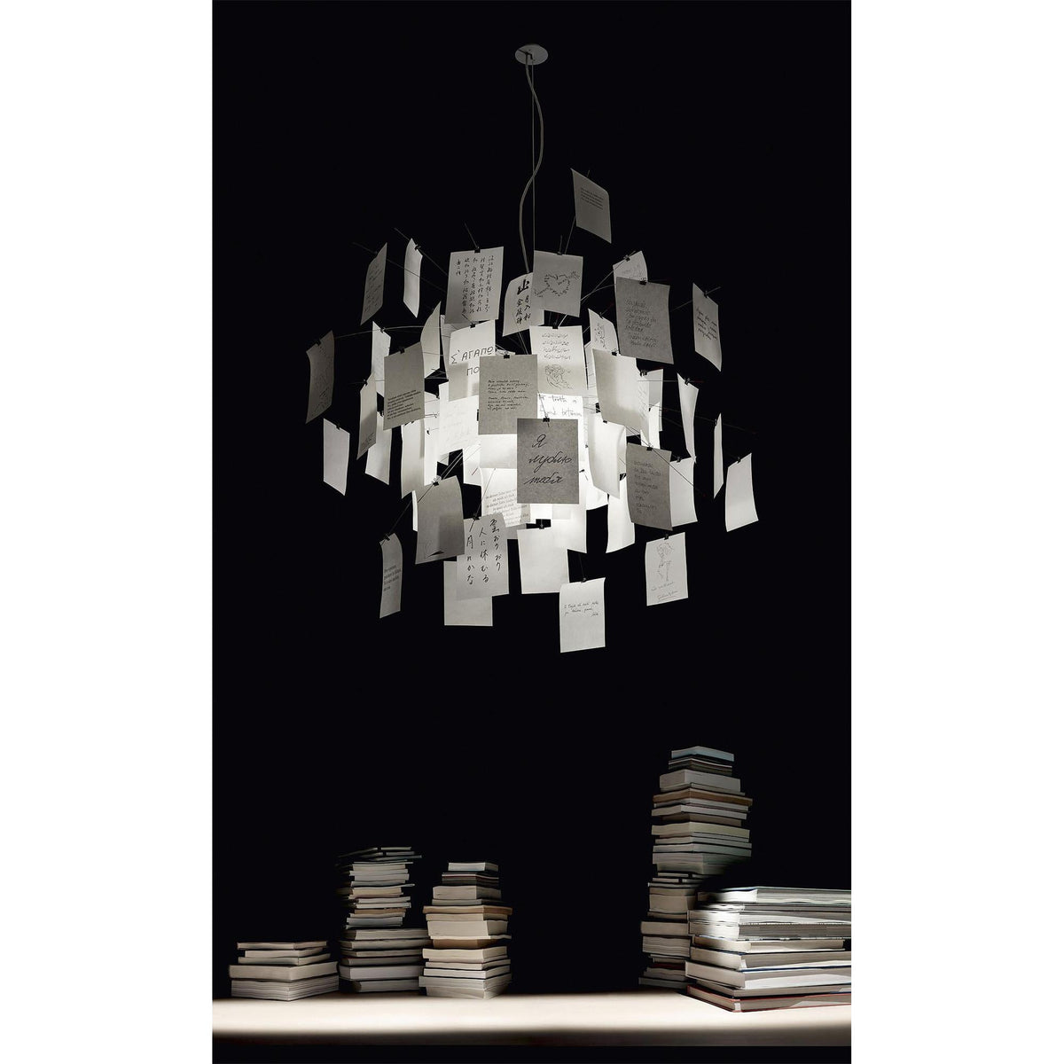 Lampadario di Carta