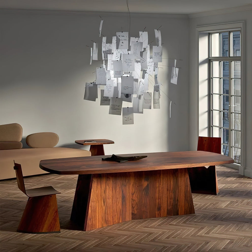 Lampadario di Carta
