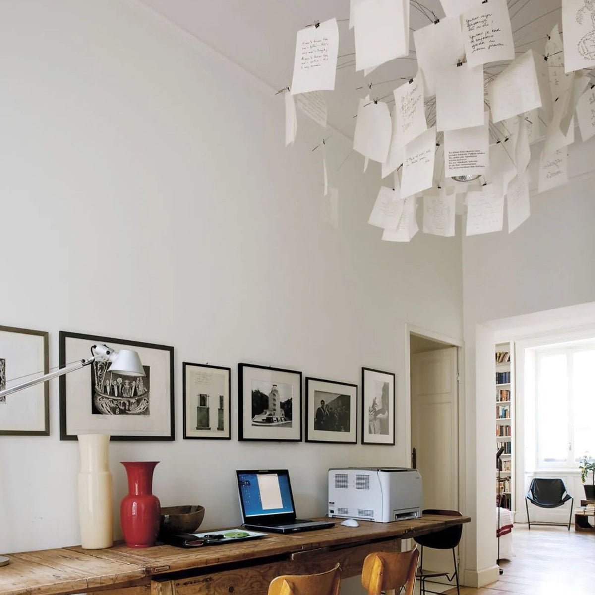 Lampadario di Carta