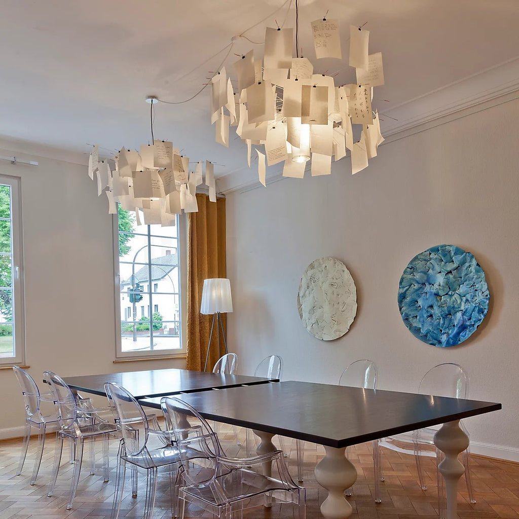 Lampadario di Carta