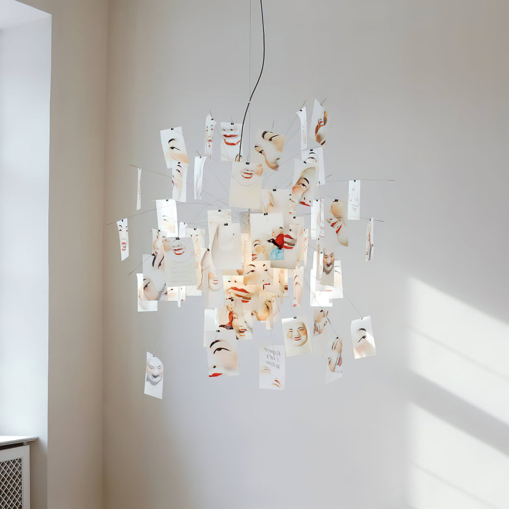 Lampadario di Carta