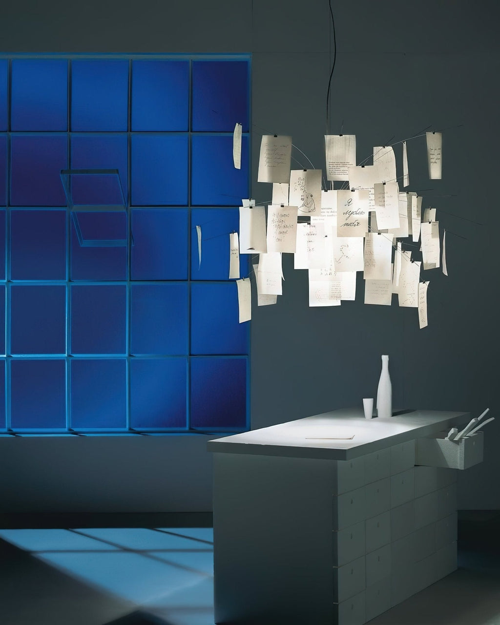 Lampadario di Carta