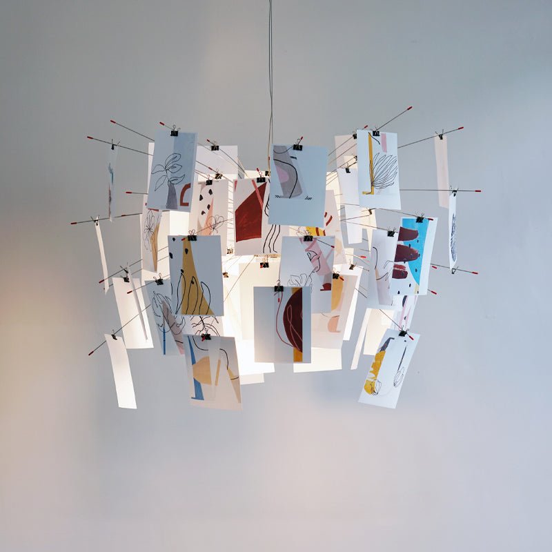 Lampadario di Carta