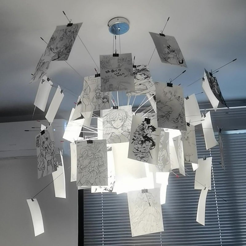 Lampadario di Carta