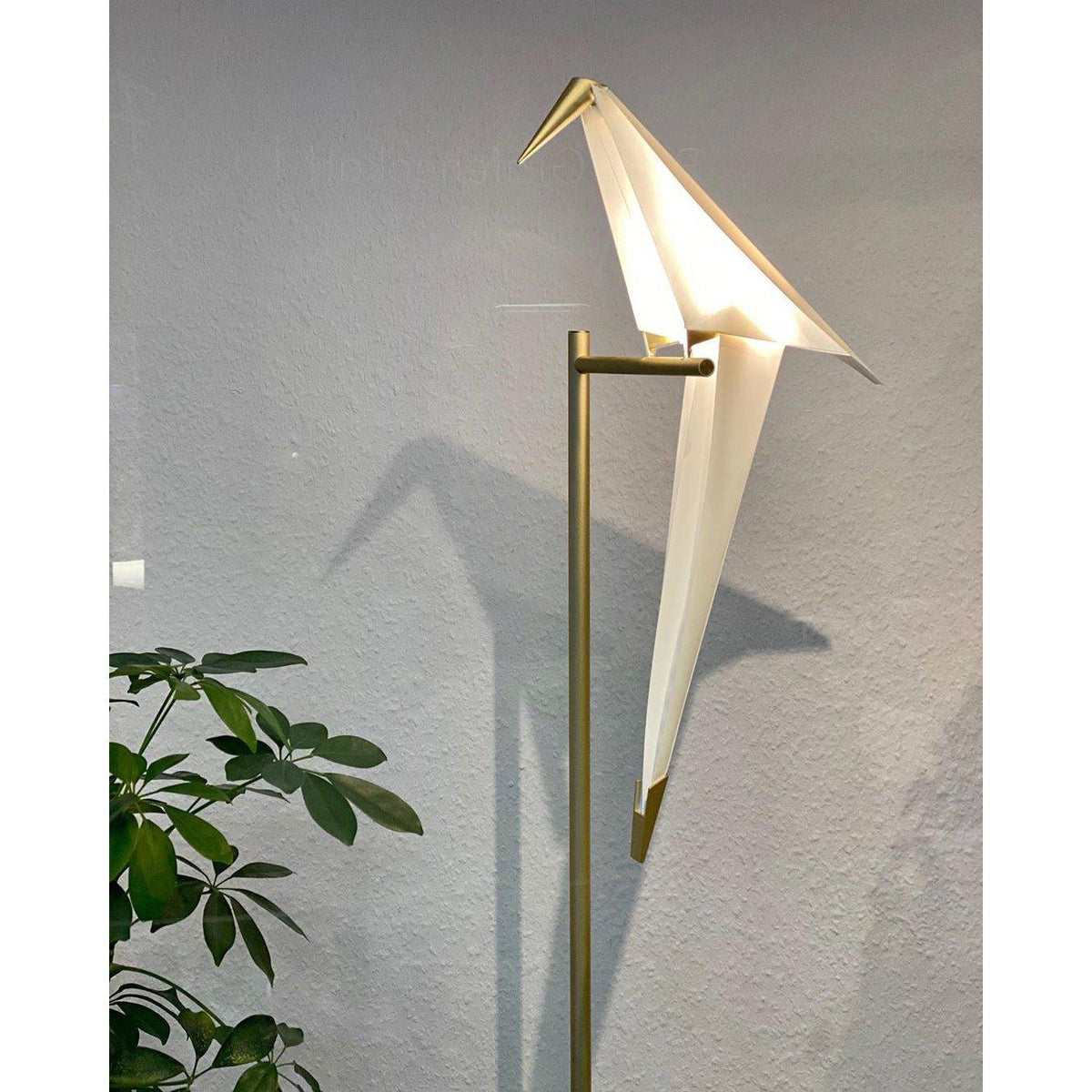 Lampada da Tavolo a Forma di Gru di Carta