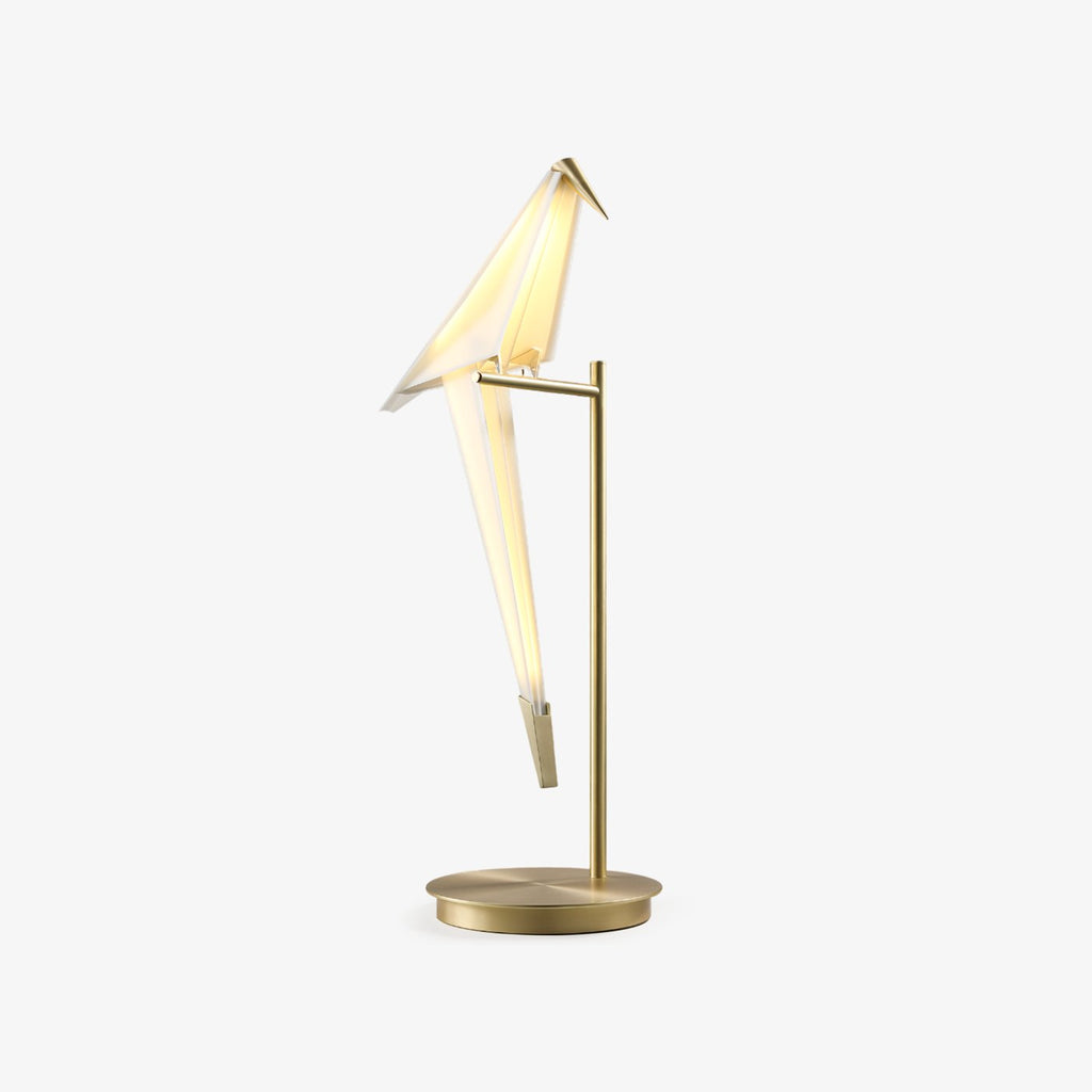 Lampada da Tavolo a Forma di Gru di Carta