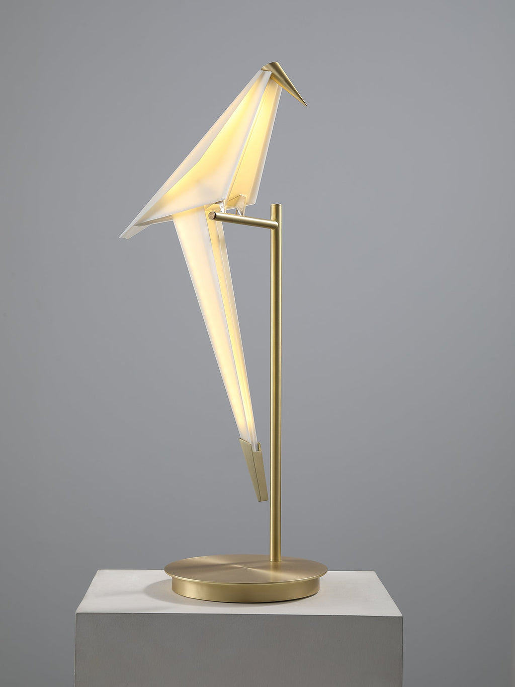 Lampada da Tavolo a Forma di Gru di Carta