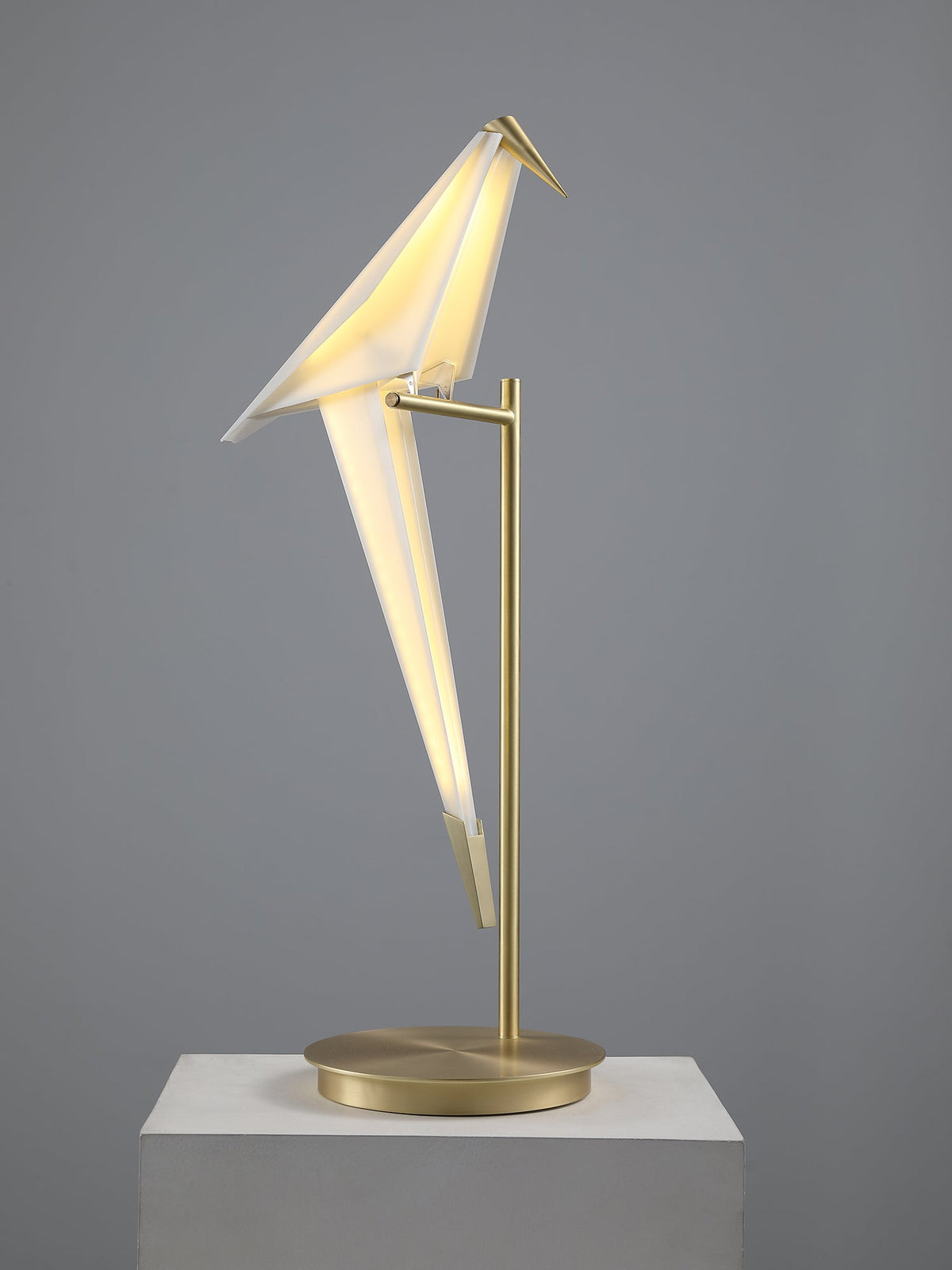Lampada da Tavolo a Forma di Gru di Carta